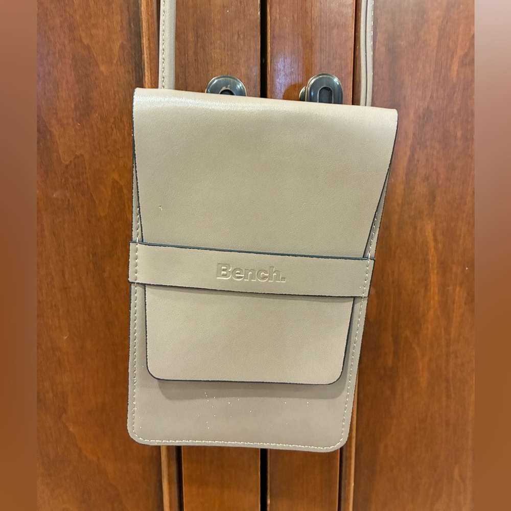 Bench Taupe Crossbody Phone Holder